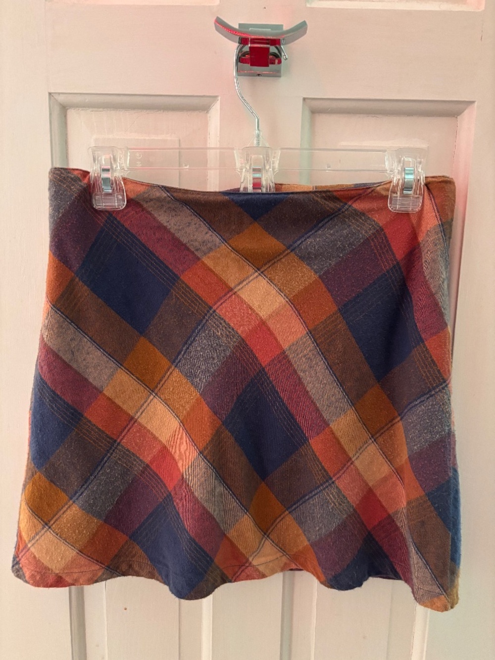 Women's Cashmere Gingham Skirt